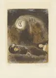 Ruth aux pieds de Booz by Marc Chagall, 1958, Farblithografie auf Arches-Velin, sold Jun 2018