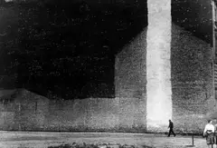 Mauer mit weißem Strich, Berlin by Will McBride, 1957, Späterer Silbergelatineabzug. Agfa-Papier, sold Nov 2017