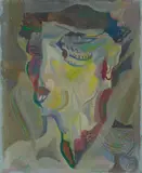 Sulla spiaggia by Bernard Schultze, 1948, Öl auf Karton, sold Dec 2016