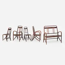 Two armchairs by Thonet, Austria, sold Jan 2018
