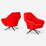 Pair Of P32 Lounge Chairs by Osvaldo Borsani, Italy, sold Jan 2018