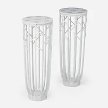 Pair of Seven Roses plant stands by Michael Hurwitz, sold Jan 2018