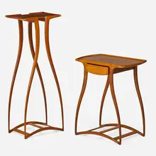 High Table and occasional table by Richard Tannen, sold Jan 2018