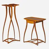 High Table and occasional table by Richard Tannen, sold Jan 2018