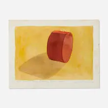 Untitled by Ronald Davis, 1980, watercolor and pencil on paper, sold Aug 2023