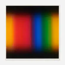 Vista by Mark Rowland, screenprint in colors, sold Aug 2023