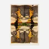 Statue de la liberte by Pol Bury, 1991, lithograph in colors, sold Aug 2023