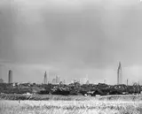 Midtown Manhattan as seen from New Jersey Side by Andreas Feininger, 1942, Vintage. Silbergelatineabzug, sold May 2008