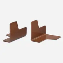 Bookends, pair by Jonathan Nesci, 2007, powder-coated steel, sold Aug 2023