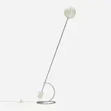 Floor lamp by Modern, c. 1955, aluminum, enameled aluminum, enameled steel, sold Aug 2023