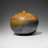 Untitled by Toshiko Takaezu, c. 1980, glazed porcelain, sold Aug 2023