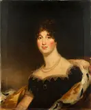 Portrait of a lady, traditionally identified as Anna Allnutt, bust-length by English School, oil on canvas, sold Feb 2015