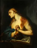 The Penitent Magdalene by Giovanni Gioseffo dal Sole, oil on canvas, sold Feb 2015