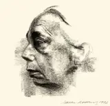 Selbstbildnis im Profil by Käthe Kollwitz, 1927, Lithographie auf Japan, sold Jun 2009