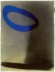 Blauer Ring by Rupprecht Geiger, 1948, Gouache auf Velin, sold May 2008