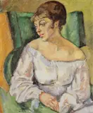 Kamilla Eibenschütz by Lene Schneider-Kainer, Um 1916, Öl auf Leinwand, sold May 2008