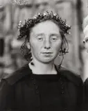 Bäuerliche Braut by August Sander, 1920, Silbergelatineabzug von Gunther Sander, 1978, sold Nov 2007