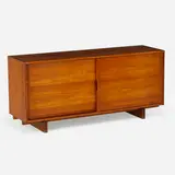 Sliding Door cabinet by George Nakashima, sold Jan 2018
