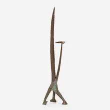 Untitled (sculpture) by Modern, steel with an applied and natural patina, sold Aug 2023