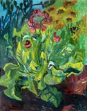 Blumenstilleben by Bruno Krauskopf, Öl auf Leinwand, sold Jun 2010
