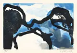 Ohne Titel by Emil Schumacher, 1967, Farbaquatinta auf Hahnemühle-Velin, sold Nov 2011