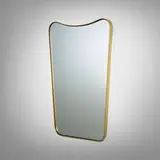 Tufa wall mirror, model MT1697 by Renwil, 2019, power-coated steel, mirrored glass, sold Aug 2023