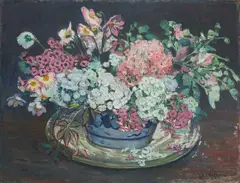 Blumenstilleben by Julie Wolfthorn, Öl auf Leinwand, sold Jun 2013