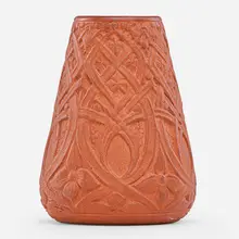 Rare cabinet vase by attribution Frederick Hurten Rhead, sold Jan 2018