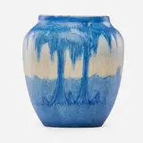 Anna Frances Simpson for Newcomb College Pottery, Small Transitional scenic vase