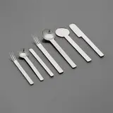 TI-1 flatware service by Takenobu Igarashi, 1990, stainless steel, sold Aug 2023