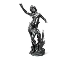 bronze figure of a dancing maiden by François Clément Moreau, bronze, sold Sep 2015
