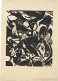 Schöpfungsgeschichte I by Franz Marc, 1914, Holzschnitt auf Japanbütten, sold Aug 2023