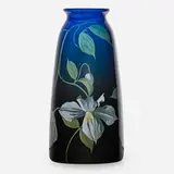 Carl Schmidt for Rookwood Pottery, Fine Black Iris vase