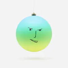 Untitled (ornament) by Rob Pruitt, 2019, found object, spray paint, marker, sold Aug 2023
