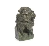 bronze self portrait by Vincenzo Gemito, bronze, sold Jun 2015