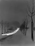 Abendliche Landstraße bei Bernau by Peter Keetman, 1956, Silbergelatineabzug, 1970er Jahre. Agfa-Papier, sold Nov 2014