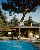 Case Study House # 20 by Julius Shulman, 1958, Späterer C-Print. Fujichrome-Papier, sold May 2014