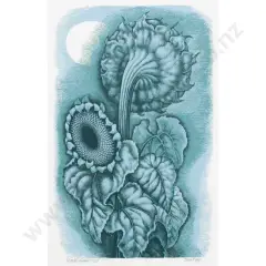 Moon & Sunflower by Eileen Mayo, sold Oct 2026