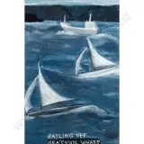 Sailing off Seatoun Wharf by Barney Flanagan, sold Oct 2026