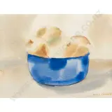Grapefruit in a Blue Bowl by Brian Carmody, sold Oct 2026