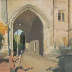 Dick Lovett-Smith Sketching by William (Bill) Sutton, sold Oct 2026