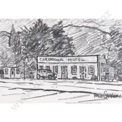 The Cadrona Hotel and Post Office - Central Otago by John Van der Sterren, sold Oct 2026