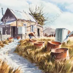 The Last Miner - Waiuta by Garrick Tremain, sold Oct 2026