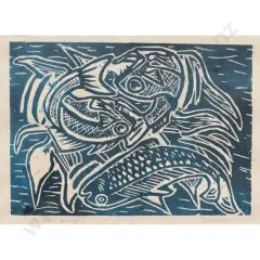 F for Fish by Michel Tuffery, sold Oct 2026