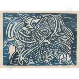 F for Fish by Michel Tuffery, sold Oct 2026