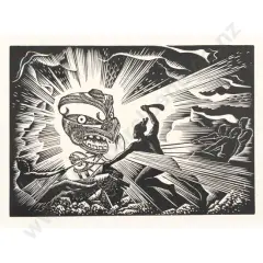 Maui Taming the Sun by Ernest Mervyn Taylor, sold Oct 2026