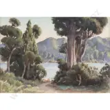 Untitled Landscape by E B Lattey, sold Oct 2026