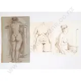 Three Figure Studies (unframed) by Samuel Cairncross, sold Oct 2026