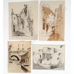 Four Assorted Studies by John Weeks, sold Oct 2026