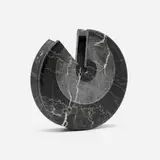 Vase by Pier Alessandro Giusti and Egidio Di Rosa, c. 1968, Carrera marble, sold Aug 2023